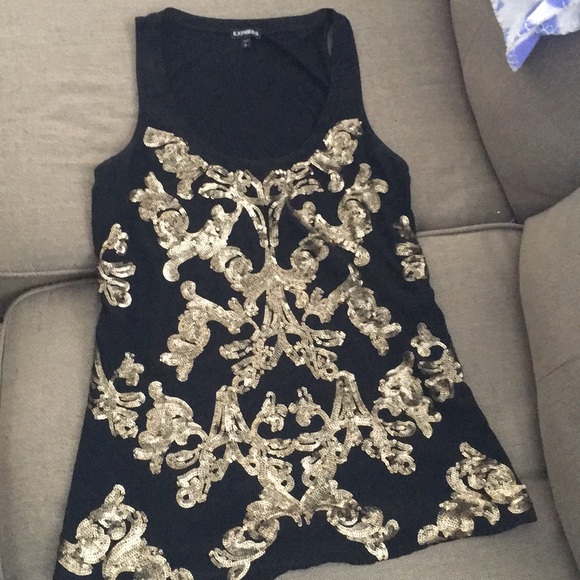 Express Tops - ✨Express Sequin Tank Top! ✨FINAL PRICE DROP 💋